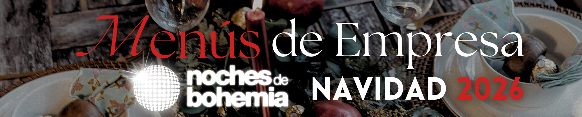 Menu comidas de empresa Navidad